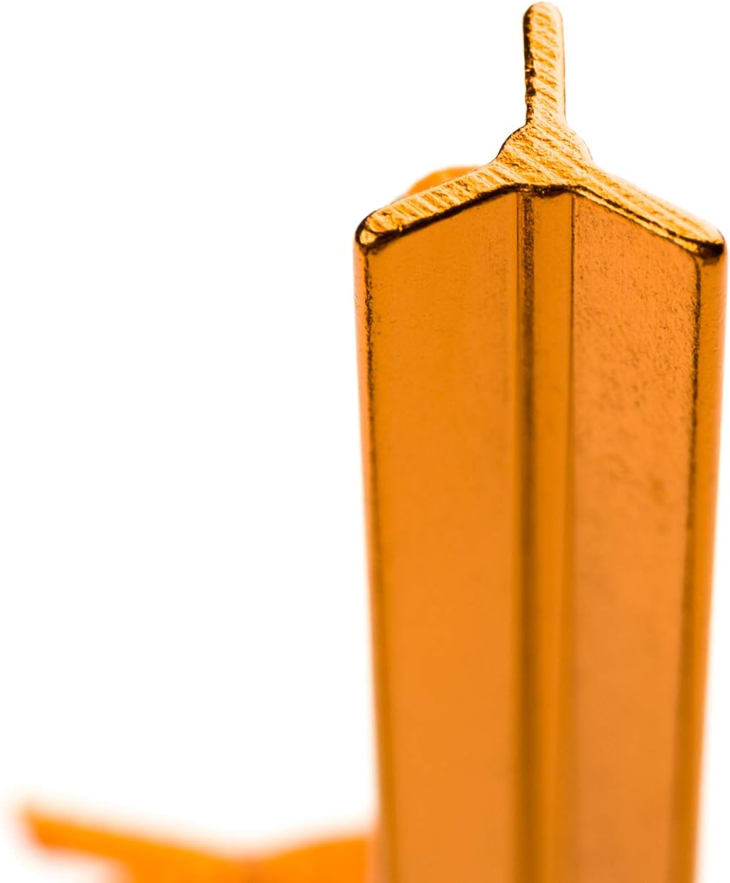 Aluminum Alloy Tent Stakes Pegs, 12-Pack Aluminum Ground Pegs with Reflective Pull Ropes, Lightweight Metal Stakes Pegs for Camping Tents Hammocks