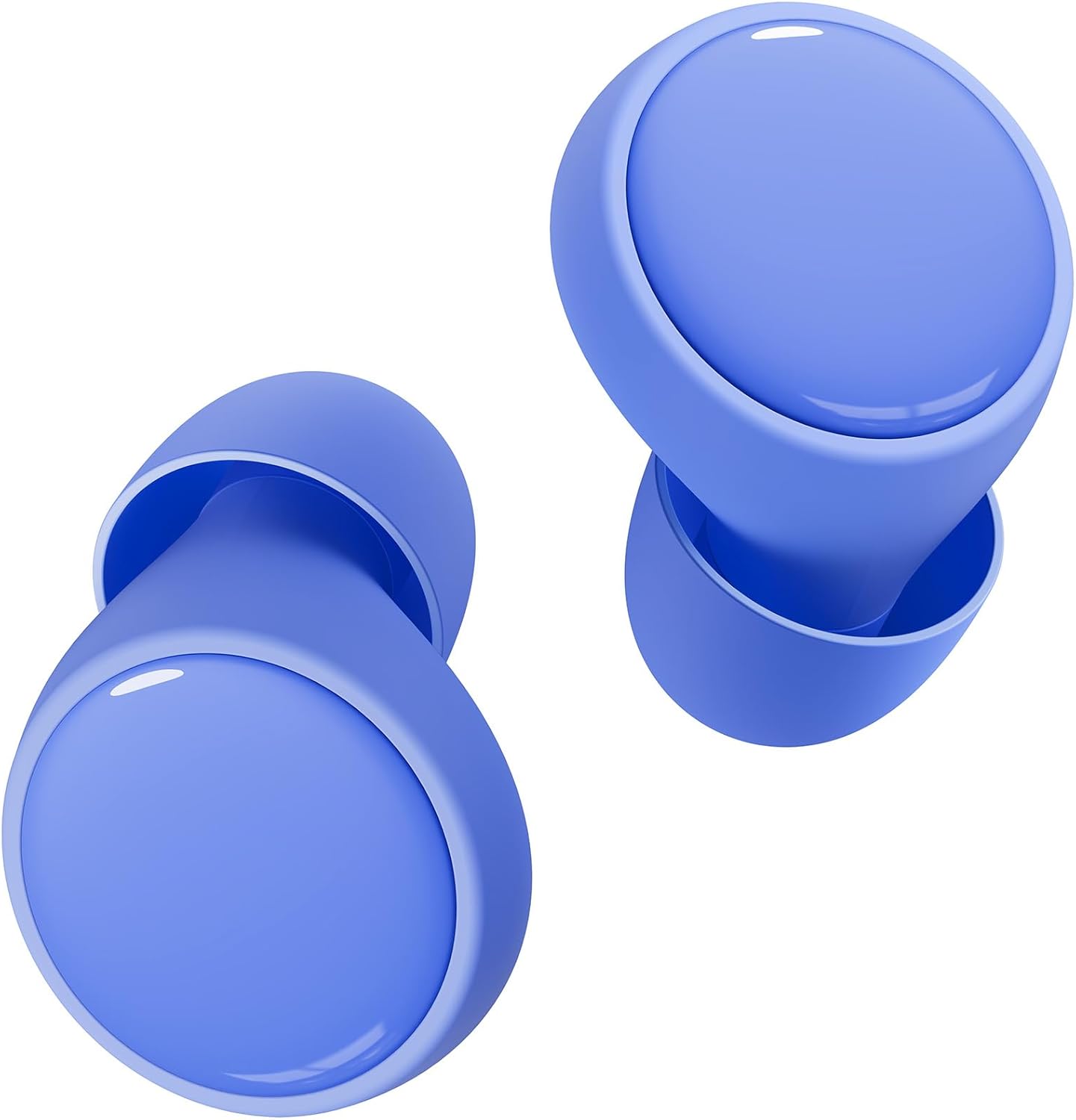 45dB Earplugs for Sleeping,Noise Cancelling Ear Plugs with 8 Pairs Ear Tips, Reusable Hearing Protection Noise Reduction Earplugs Suitable for Concerts,Travel,Work Fit Blue