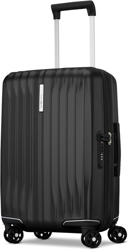 Samsonite UpLIFT Carry-On Hardside Luggage with Spinner Wheels - Airline-Approved, TSA Lock, Adjustable Handle System - Polycarbonate Hard Suitcase for Ultra Lightweight Travel - Phantom Black
