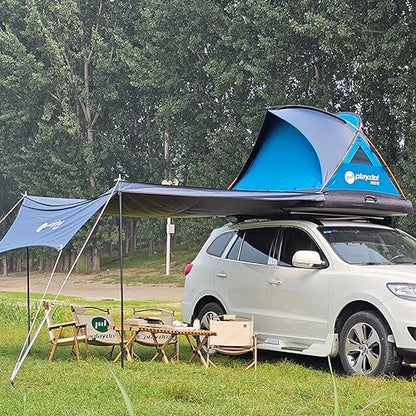 2 Person Inflatable Car Roof Top Tents with Pump and Awning,4 Season Camping Dome Roof Top Tent Camping Tent for SUV, Truck and Universal Car,Easy Setup