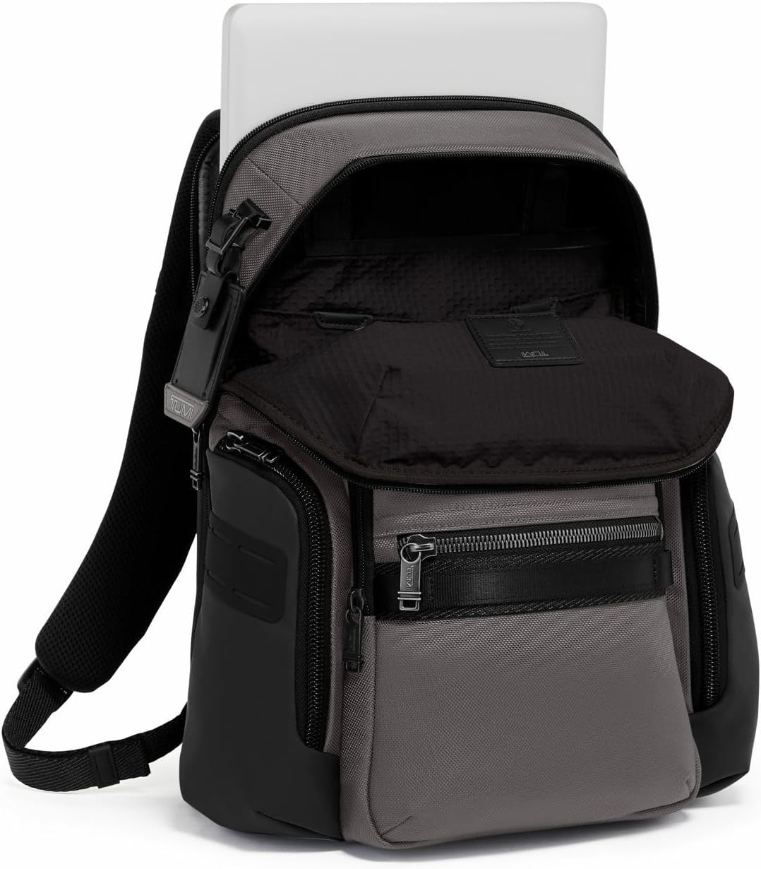 TUMI - Alpha Bravo Navigation Backpack - Everyday Travel Backpack - Fits Up to 15" Laptop - 16.0" X 14.0" X 7.3" - Charcoal