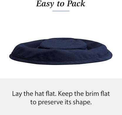 Wallaroo Hat Company Women’s Casual Traveler Sun Hat - UPF 50+ Sun Protection, Wide Brim, Packable, Adjustable, Medium
