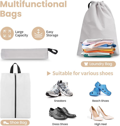 8 Set/6 Set/4 Set Compression Packing Cubes for Travel, Lightweight Vacation Travel Essentials, Travel Accessories for Suitcase Organizer Bags Set, Durable Luggage Organizer