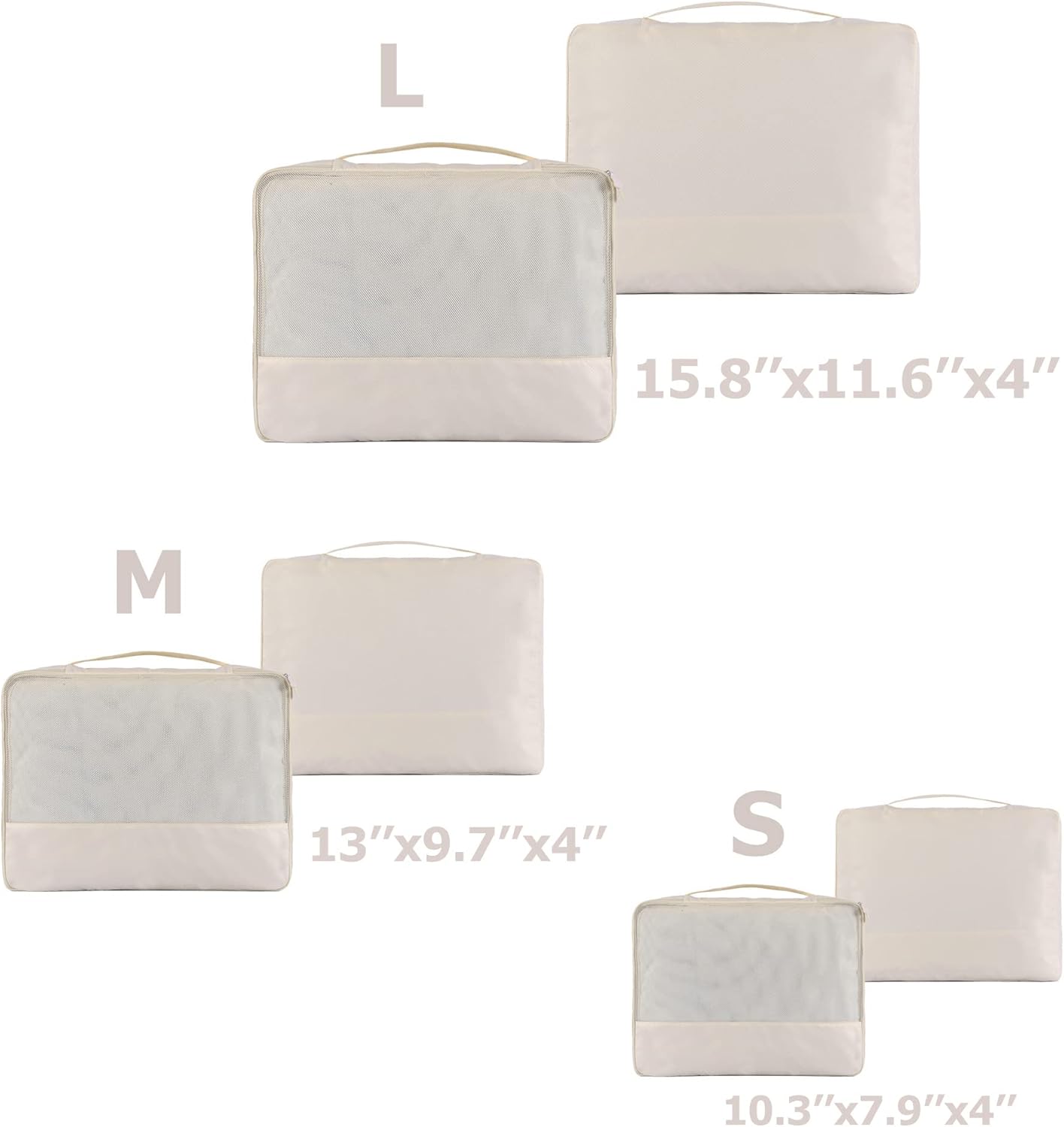 DoubleTrip Packing Cubes for Travel Accessories Luggage Organizer Bag Set Clothes Carry on Suitcase Bags