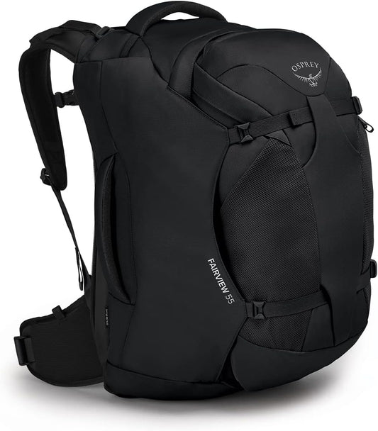 Osprey Fairview 55L Women's Travel Backpack, Black