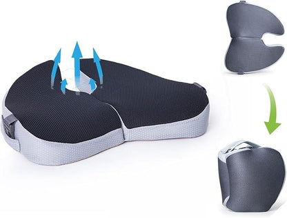 Small Travel Seat Cushion for Airplane, Portable Foldable Seat Cushion by Unknown
