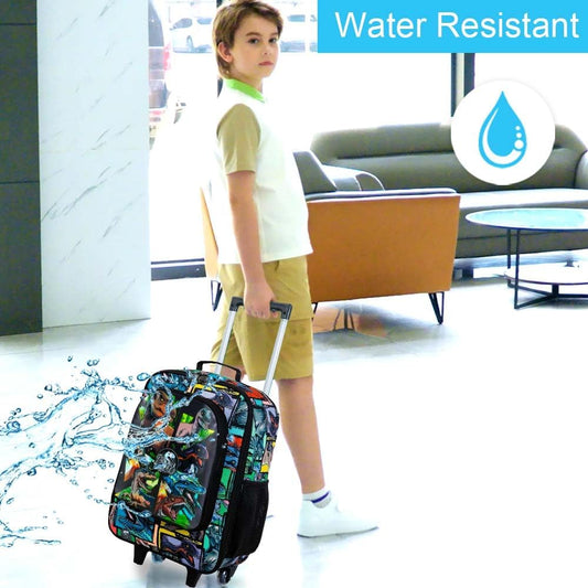 Kids Luggage for Boys Girls, Toddler Rolling Travel Carry on Suitcase with Wheels