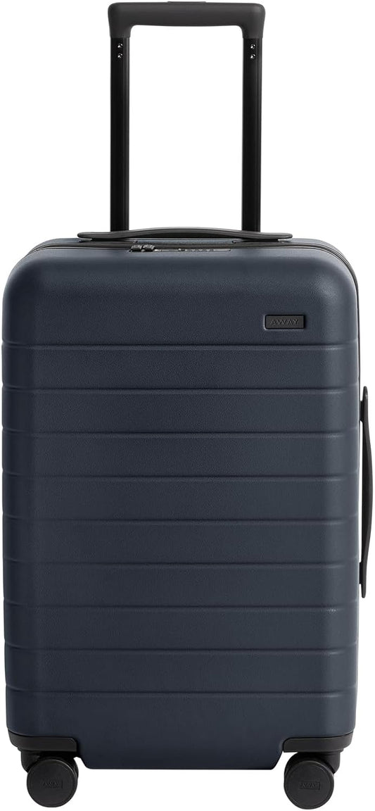 Away Carry-On Luggage, Lightweight Hardside Suitcase with Spinner Wheels, 22 Inch Airline Approved, TSA Lock, Navy Blue