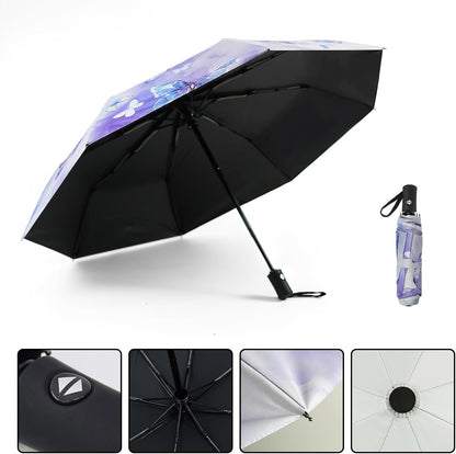 SY COMPACT Travel Umbrella Windproof Automatic Umbrellas Small Compact UV Sun Protection Factory Outlet Umbrella