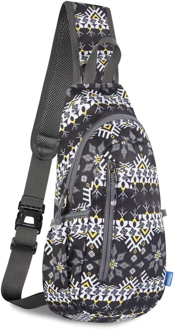 TITECOUGO Small Sling Bag, Lightweight Crossbody Backpack for Men Women, Shoulder Bag for Sports and Outdoor