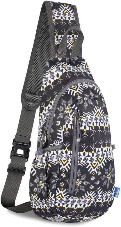 TITECOUGO Small Sling Bag, Lightweight Crossbody Backpack for Men Women, Shoulder Bag for Sports and Outdoor