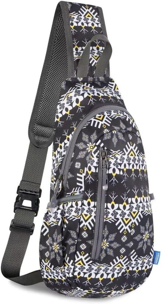 TITECOUGO Small Sling Bag, Lightweight Crossbody Backpack for Men Women, Shoulder Bag for Sports and Outdoor