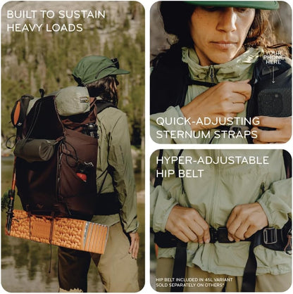 Peak Design Outdoor Backpack 25L, Eclipse, Compact and Lightweight Frameless Daypack, Ultra Cinch Roll-Top Design, Ideal for Day Hikes, Camera Carry and Commuting, Versatile Backpack for Men and Women