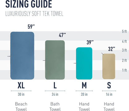 Sea to Summit Tek Towel, Plush Camping and Travel Towel