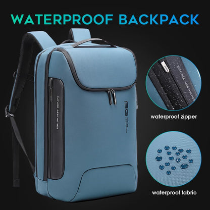 BANGE Anti-Theft Travel Backpack,Waterproof Fashion Work Backpacks,High Tech Backpack with USB3.0 Charging Port,Business Laptop Backpack Fits 17.3 Inch Notebook for Women