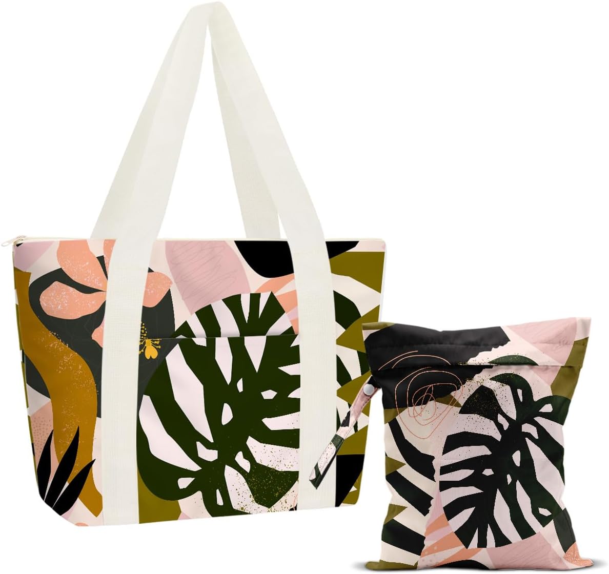 Beach Bags Wet Bag for Swimsuit Tote Bag for Friends Travel Gifts, Aloha Bags Waterproof Vacation Essential