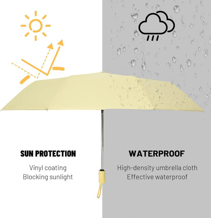 SY COMPACT Umbrella Automatic Travel Waterproof Light Folding Umbrellas Easy Carry for Women and Men