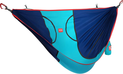 Grand Trunk ROVR Hanging Hammock Chair – Superlight & Packable with 10’ Suspension Straps, Durable Parachute Nylon for Camping, Backyard, & Travel – Navy/Ocean Blue