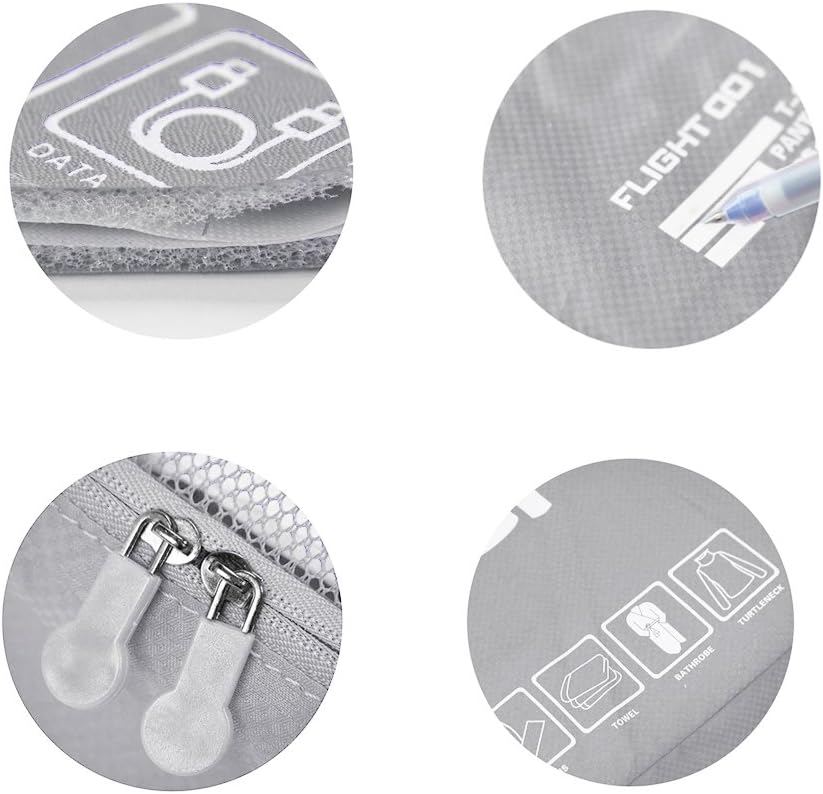 Packing Cubes Set Travel Luggage Organizers Suitcase Lightweight Accessories