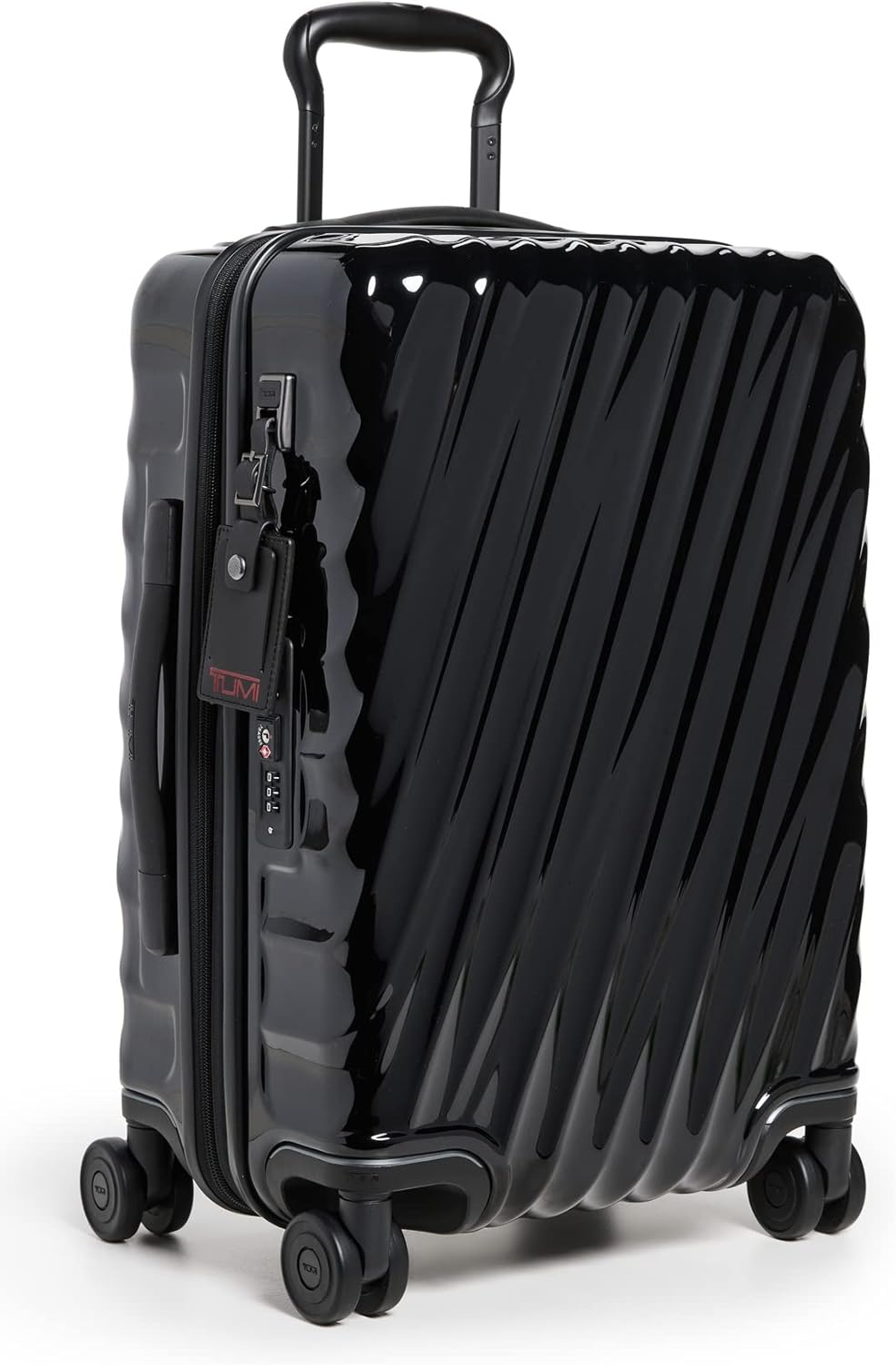 TUMI - 19 Degree International Expandable 4 Wheeled Carry-On - Hard Shell Suitcase - 21.8" X 14.0" X 9.0" - Black