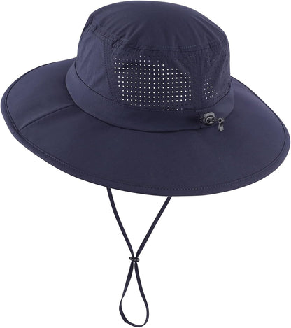 Home Prefer UPF 50+ Sun Hats for Men Women Foldable Wide Brim Fishing Hat Quick Dry Summer Outdoor Garden Safari Bucket Hat