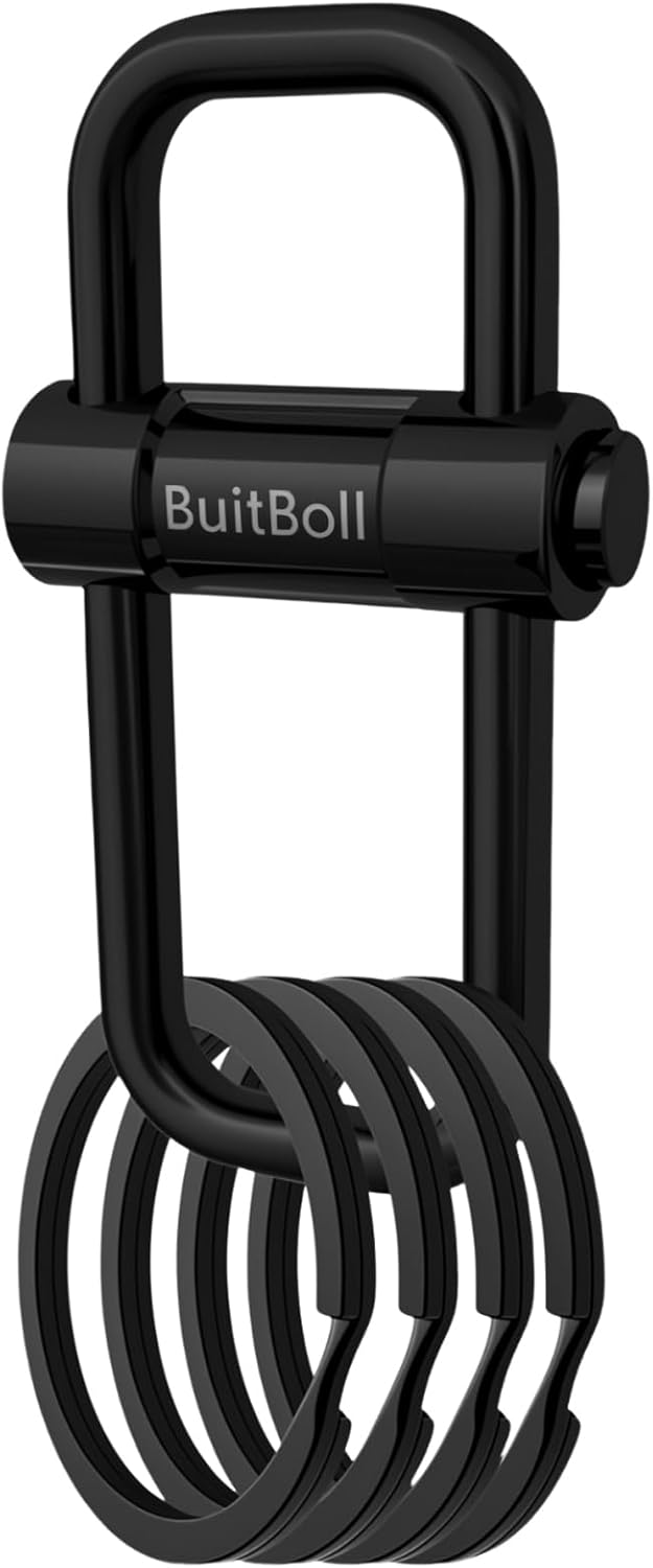 Key Chain, Heavy Duty Lock Key Ring Keychain Clip Key Holder Organizer for Home Car Keys Women Men