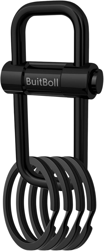 Key Chain, Heavy Duty Lock Key Ring Keychain Clip Key Holder Organizer for Home Car Keys Women Men