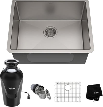 KRAUS Standart PRO™ 23-inch 16 Gauge Undermount Single Bowl Stainless Steel by KRAUS