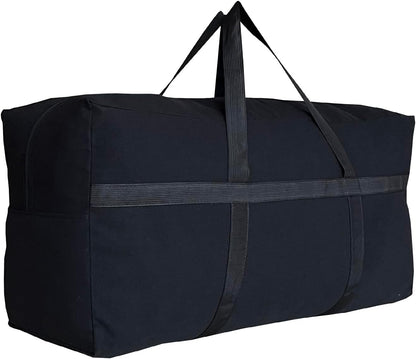 Extra Large Storage Duffle Bag with Zippers and Handles, Big Foldable Duffle Bag for Travel