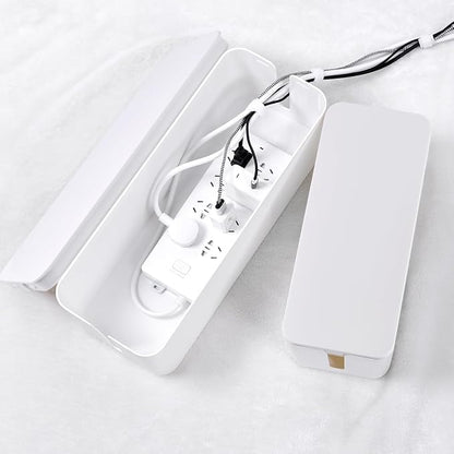 Cable Management Box, 2 Pack Large & Medium Cable Organizer Box - Image 2
