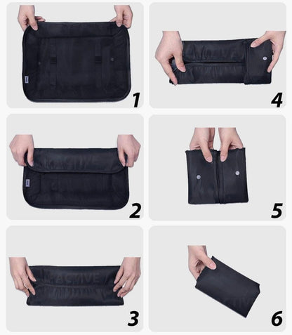 9 Set Packing Cubes for Suitcases, Aydicon Travel Luggage Packing Organizers with Laundry, Toiletry Bag, Compression Storage Shoe Bag, Toothbrush Case, Travel Essentials (Black)