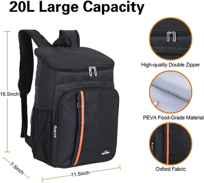 CODOBON Cooler Backpack 20L Insulated Backpack Coolers Lightweight Leak-Proof