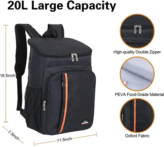 CODOBON Cooler Backpack 20L Insulated Backpack Coolers Lightweight Leak-Proof
