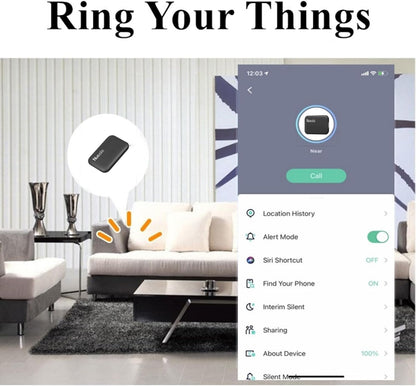 Key Finder Locator with Sound, Bluetooth Remote Finders Locator 6-Pack with 80dB, Wallet Tracker and Item Locators Beeper Tags for Finding Keys, TV Remote, Wallet, Bag, Replaceable Battery