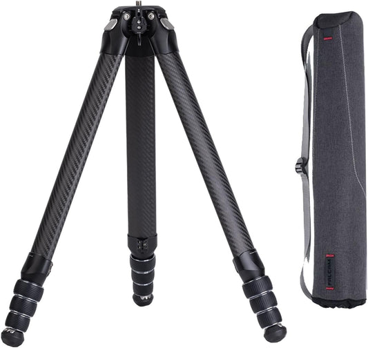 FALCAM TreeRoot Carbon Fiber Medium Tripod, 4-Section Legs, 50kg Vertical Load, 30mm Large Diameter, Quick Lock Tripod Only-T00A4901