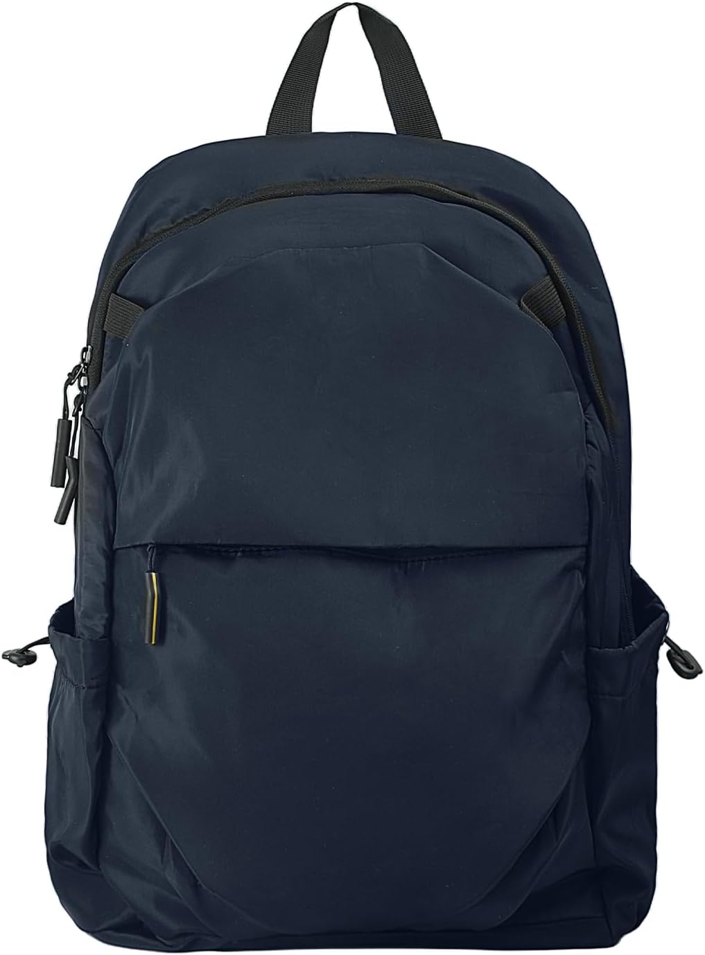 Multi-Pocket Laptop Backpack, 24L Capacity, Fits 14-inch Laptop, 16.9x12.6x5.5 inches, 1.1 lbs, Black/Navy/Gray (Blue)