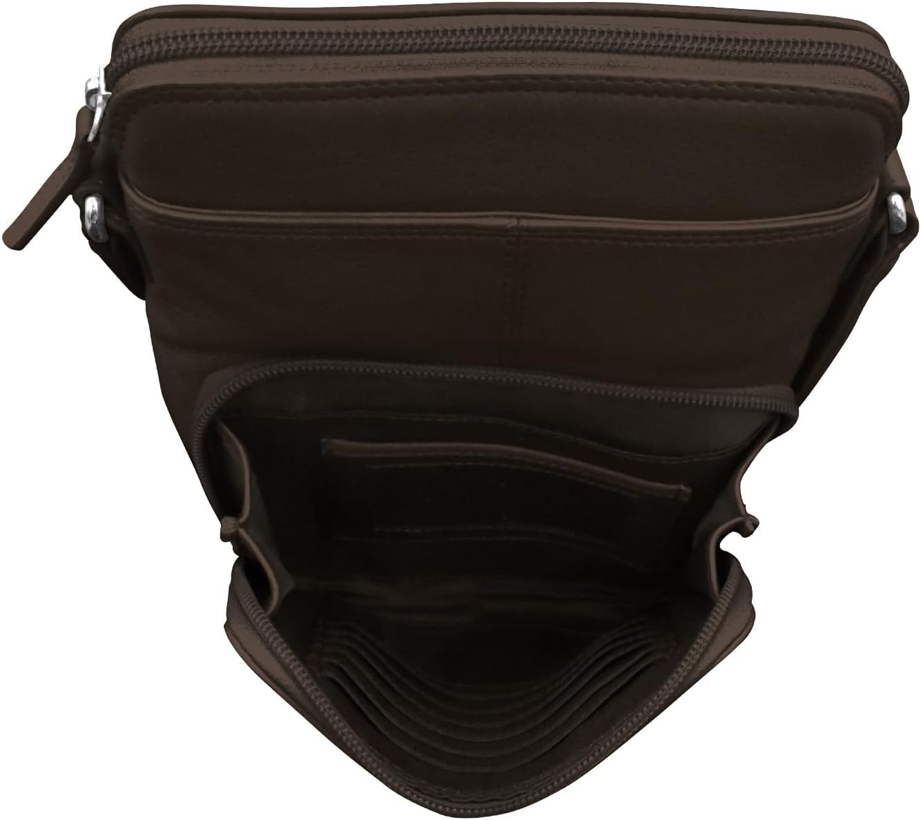 ili New York Genuine Leather Crossbody Bags for Women - Premium RFID Blocking Shoulder Bag Organizer with Adjustable Strap