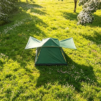 Wind Tour Lightweight Backpacking Camping Tent Waterproof Double Layer Family Tent for Hiking Fishing Outdoor Travel Picnic