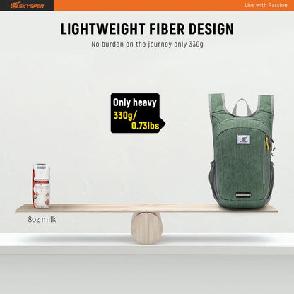 SKYSPER Small Daypack 10L/15L/20L Hiking Backpack Packable Lightweight Travel Day Pack for Women Men