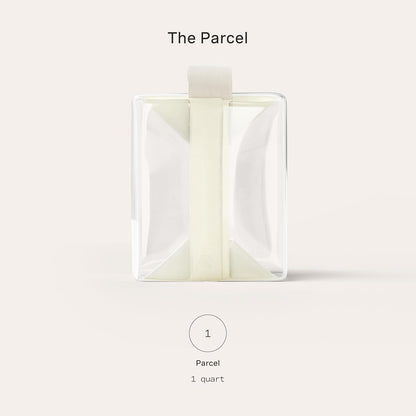 Cadence Parcel - Clear Dopp Kit with Magnetic Closure - Durable and Leak-Resistant Travel Toiletry Kit - Modular Design