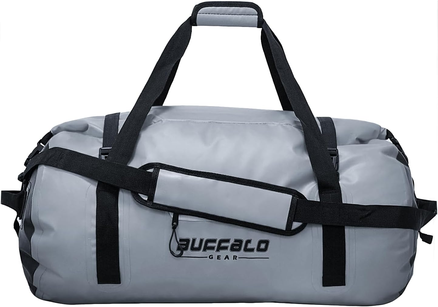 Buffalo Gear Waterproof Duffle Bag 40L 60L 80L Roll-top Dry Bag Heavy Duty Waterproof Duffel Travel Bag for Kayaking Rafting Boating Fishing Camping
