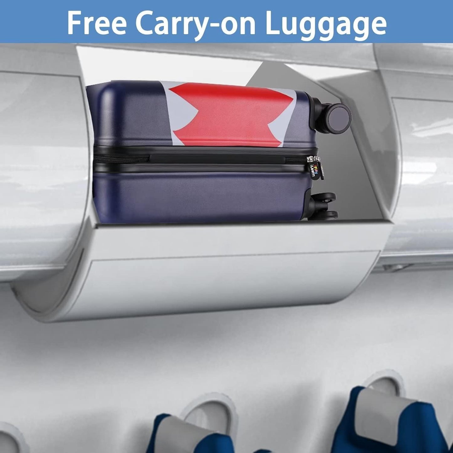 iPlay, iLearn Shark Kids Luggage, Boys Carry on Suitcase, 18" Hardside Travel Luggage Set W/Backpack, Toddlers Rolling Luggage W/ 4 Spinner Wheels, Children Holiday Birthday Gifts