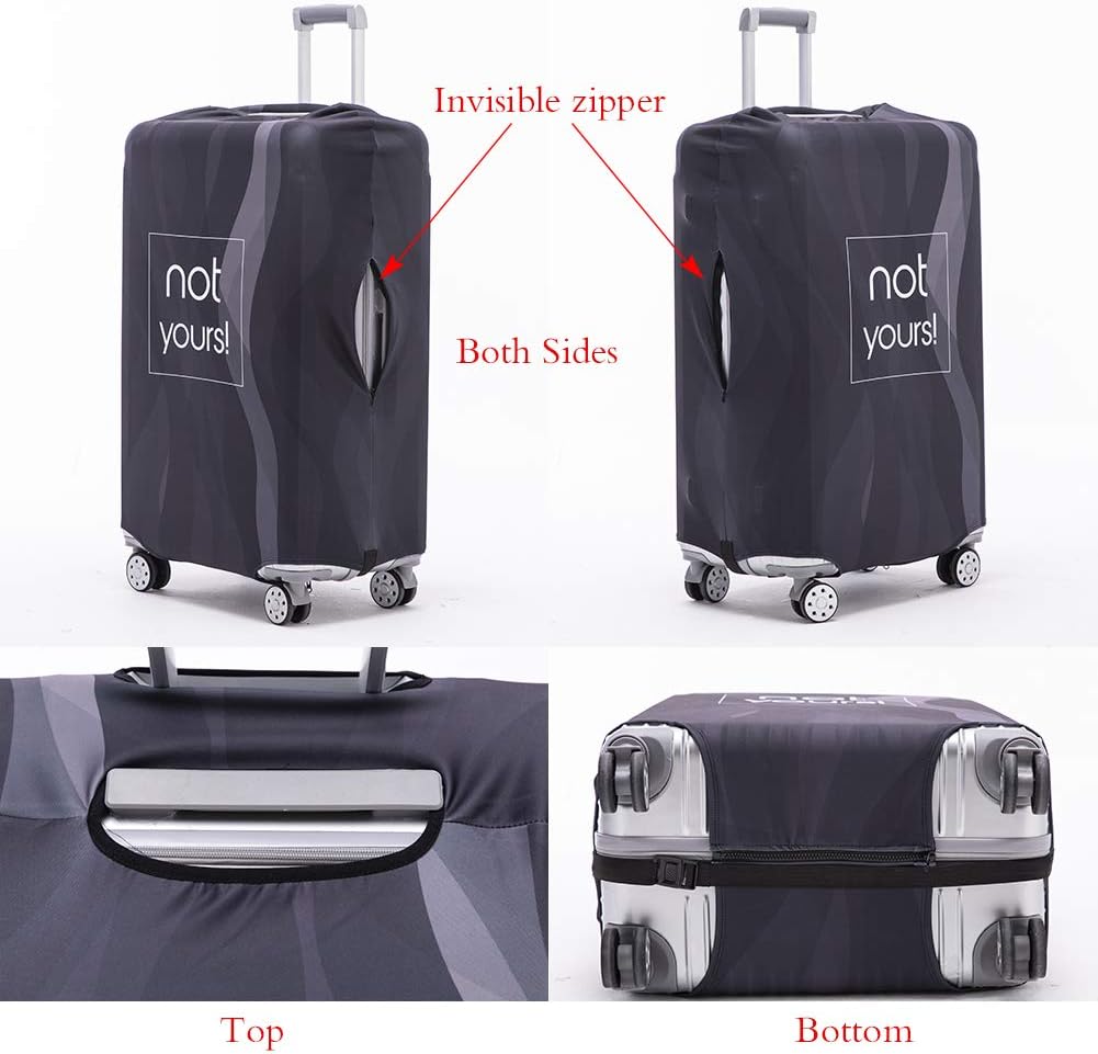 TRAVELKIN more than travel Luggage Cover Washable Suitcase Protector Anti-scratch Suitcase cover Fits 18-32 Inch Luggage