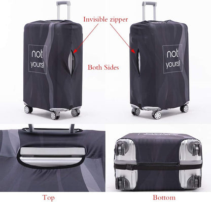 TRAVELKIN more than travel Luggage Cover Washable Suitcase Protector Anti-scratch Suitcase cover Fits 18-32 Inch Luggage