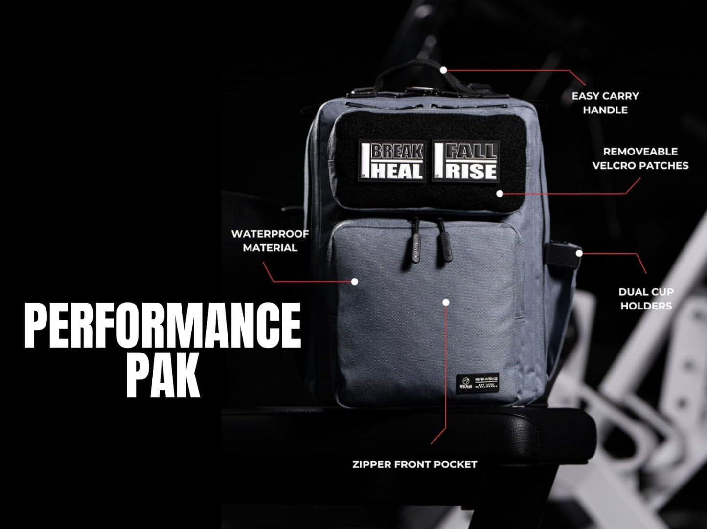 WOLFpak 15L Backpack - Alpha Black - Slim Everyday Carry Backpack for Men & Women, Water-Resistant Minimalist Daypack for Laptop & Travel