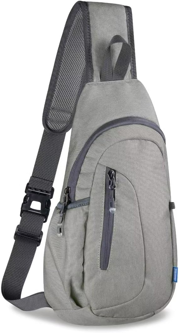 TITECOUGO Small Sling Bag, Lightweight Crossbody Backpack for Men Women, Shoulder Bag for Sports and Outdoor