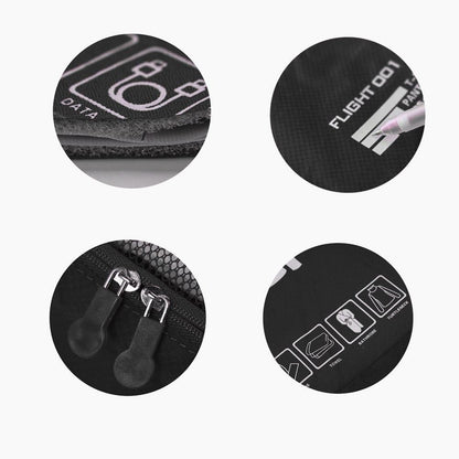 Packing Cubes Set Travel Luggage Organizers Suitcase Lightweight Accessories Black