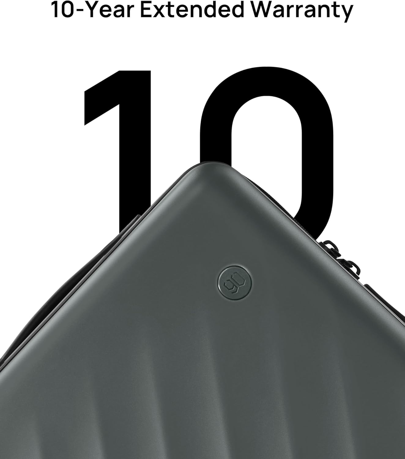 Trunk Luggage 24 Inch, Medium Checked Luggage with Double Spinner Wheels, Anti-Burst Zipper, Hard Case PC Suitcase, Lightweight Travel Luggage, TSA Approved (Slate Grey, Hudson)