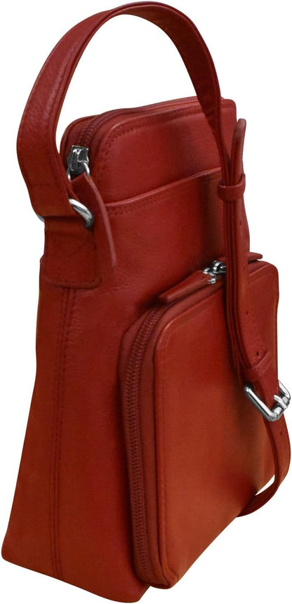 ili New York Genuine Leather Crossbody Bags for Women - Premium RFID Blocking Shoulder Bag Organizer with Adjustable Strap