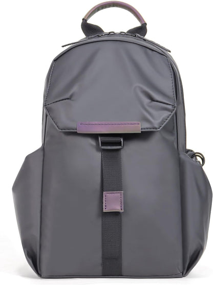 Crossbody Messenger Bag for Women Men Travel Backpack Convertibale Sling Bag Travel Hiking Daypack，Water-Resistant (gray, small)